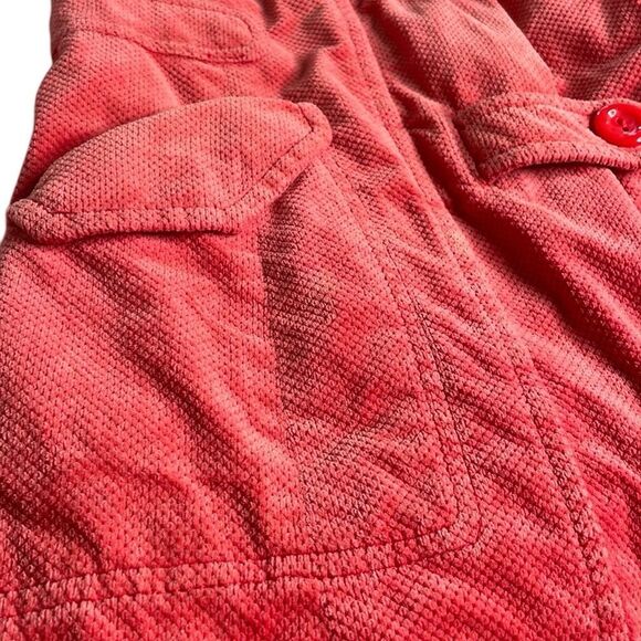 Anthropologie Idra Soft Coral Jacket Unique Corduroy - Picture 10 of 10